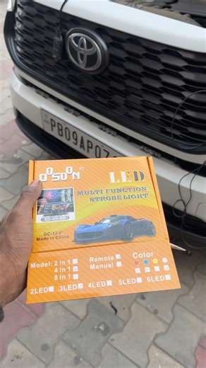 🚨 Multi Function LED Strobe Light 🔥 #LEDLight #StrobeLight #carmodification
