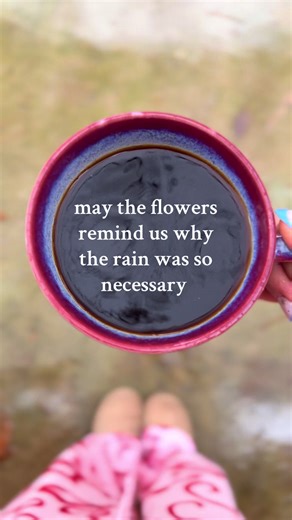 Embracing Growth Through Rain and Flowers