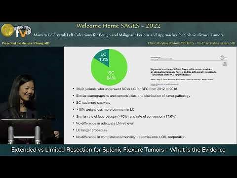 Extended vs Limited Resection for Splenic Flexure Tumors - What is the Evidence