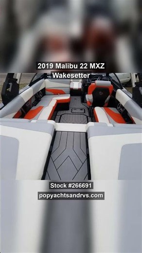 2019 Malibu Malibu 22 MXZ Wakesetter | POP Yachts #Shorts