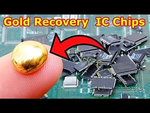How Gold Recovery From IC Chips Remove from the electronic circuit board.