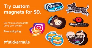 Custom magnet samples | Sticker Mule Australia