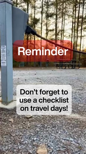 This happens more than you would think. We watched a motorhome drive off while still plugged in last year, and they had to pay hundreds to fix the power box at the campground! #fblifestyle | Travels with Ted Blog