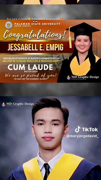 Affordable Graduation Tarpaulin Layouts | MD Graphic Design