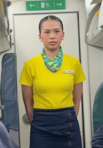 Cebu Pacific Air Safety Demonstration by Cabin Crew