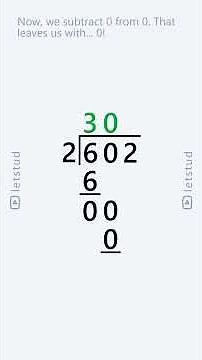 Long Division: 602 divided by 2 | Step-by-Step Math Lesson for Kids & Beginners