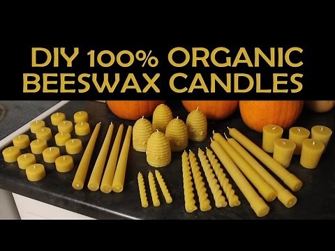 DIY Beeswax Candles