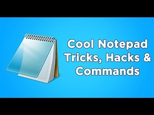 Best Notepad Tricks & Hacks + Codes