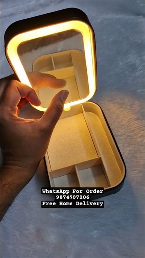 LED Makeup Box With Name Customised