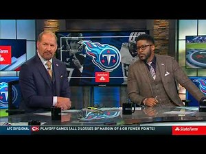 NFL on CBS StateFarm Post Game Show 2020 AFC Divisional Round BAL@TEN