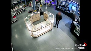 Edmonton police seek suspects after gun fired in pawn shop robbery