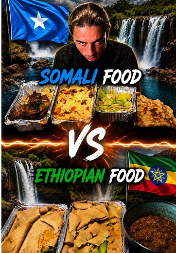 🇸🇴 Somali vs 🇪🇹 Ethiopian Food — Who Wins? #somalia #ethiopia #review #food #fyp