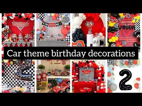 Outstanding Car theme birthday decorations ideas|| Trendz hub