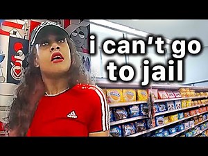 When Shoplifters Realize They've Been Caught