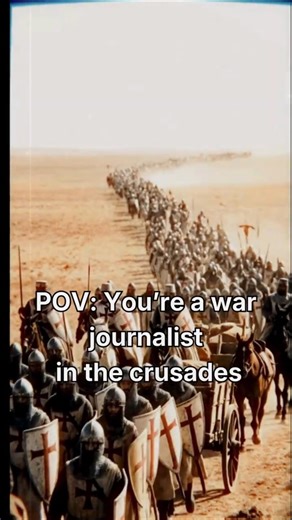 Into the Holy Land : POV of a 1970s war journalist in the First Crusade