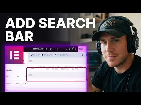 How To Add Search Bar in Wordpress Elementor (2025) | Easy Guide
