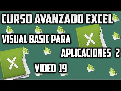 Excel 2016 – Visual Basic para aplicaciones 2 - Video 19