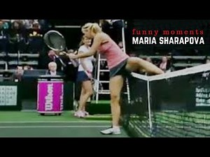 Tennis. Maria Sharapova - Top Funny Moments