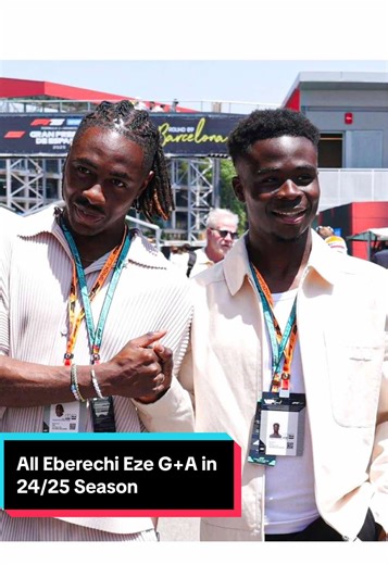 Eberechi Eze: G A Highlights from 24/25 Season