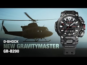 G-SHOCK GRAVITYMASTER GR-B200 | Carbon | #NeverGiveUp