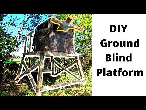 Making A Elevated Ground Blind Platform