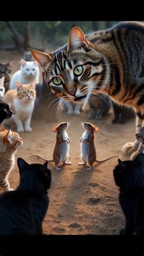 Epic Kung-Fu Mouse Battle Against Cats 🐭🐱 | Tiny Martial Artists in Action!