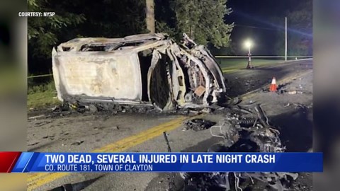 Two dead, several injured in Clayton crash