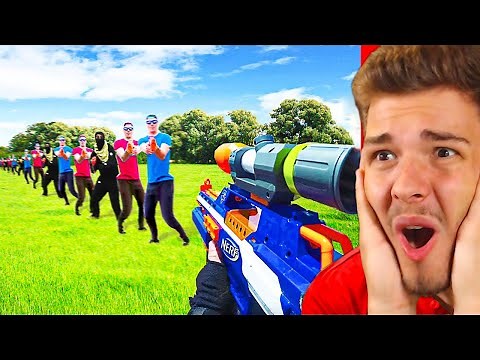THIS is the BEST NERF BATTLE in a mansion