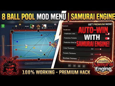 8 BALL POOL MOD MENU 2026 | 8 BALL POOL HACK: AUTO-WIN WITH SAMURAI ENGINE! (100% WORKING)