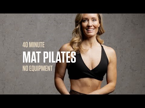 40 MIN Mat Pilates Workout (No Equipment)