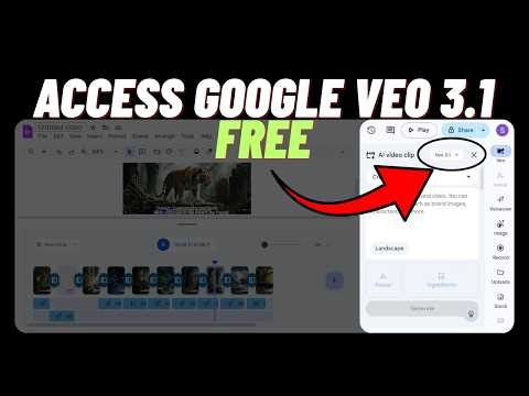How to Access Google VEO 3.1 AI Video Tool for Free (2026)