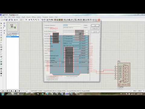 Arduino giao tiếp máy tính trong phần mềm proteus ( Virtual Comport)