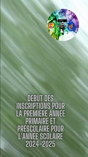 Début des inscriptions pour la première année primaire et préscolaire pour l'année scolaire 2024 202