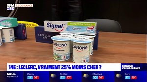 Paris: le premier centre Leclerc vient de s'installer dans le 14e, les prix sont-ils vraiment moins chers? | BFM Paris Île-de-France