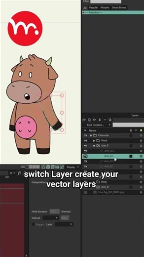 building a moho rig like adobe animate - Part 7