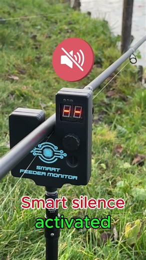 Smart. Silent. Built for the catch. 🐟✨ #feeder #feederfishing #smartfeedermonitor #fishing
