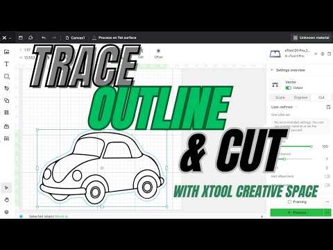 Trace, Outline & Cut Like a Pro in xTool Creative Space - Cut Perfectly Every Time