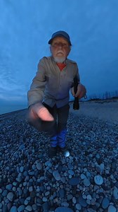 15K views · 221 reactions | David finding a Yooperlite. Yooperlites are a Nephaline Syenite rich in fluorescent Sodalite brought down by glacial activity from the Coldwell complex in Ontario Canada and we use longwave uv flashlights  to find them on the shores of Lake Superior and the Great Lakes. #yooperlitechallenge #yooperlitehunting101 #yooperlites #ConvoyC8 #lakesuperior #yooper #minerals #Michigan #reels #minecraft | Yooperlites | Facebook