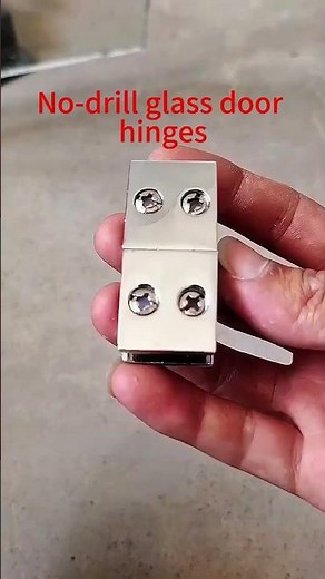 Hardware tool accessories No-drill glass door hinges