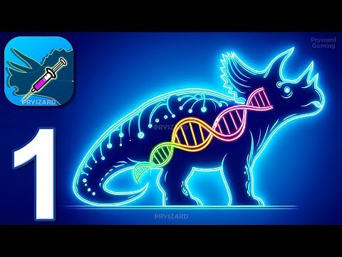 Dino Lab - Gameplay Walkthrough Part 1 - Discover Fossils Create Dinosaurs (iOS, Android)