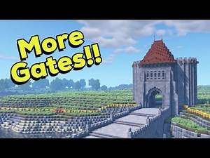 Let's build a Medieval City | Episode 2: The Gatehouses are done! | Minecraft Timelapse