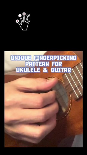 Fingerpicking Secrets on ukulele #ukulele #ukuleletutorial #guitar #fingerstyle #fyp #우쿨렐레