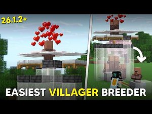 Easy Villager Breeder Minecraft Java 26.1 | Simple & Fast!