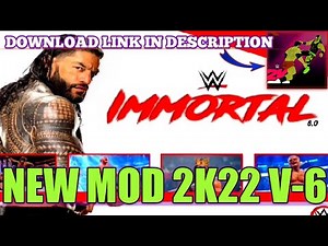 WR3D 2K22 IMMORTAL V6 | DOWNLOAD LINK IN DESTRIPTION | NEW MOVES | FOR ALL DEVICES- WR3D MOD APK