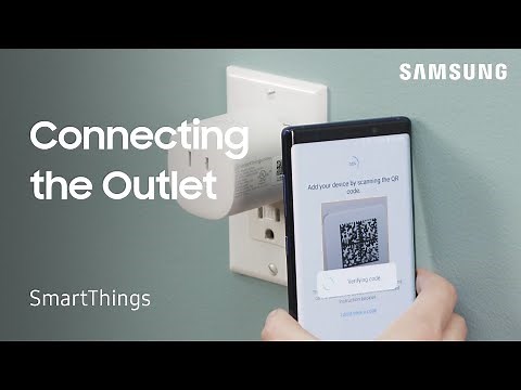 How to connect Samsung SmartThings Outlet