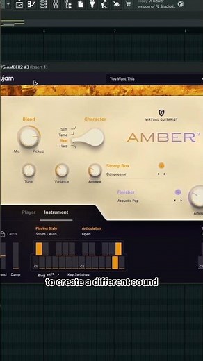 Trap Guitar Melody with AMBER 2