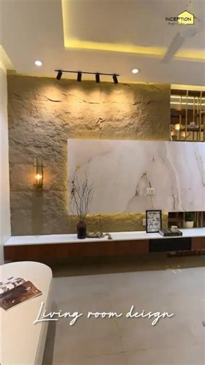 Living Room | 2BHK Home Interiors | Inception Design Studio#livingroom #eleganthomes #interiordesign