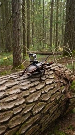 Titan Beetle POV: Meet the Largest Beetle on Earth! 🪲 Micro-Camera on Titanus Giganteus