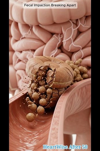 Fecal Impaction Breakving Apart | Severe Constipation Relief 3D