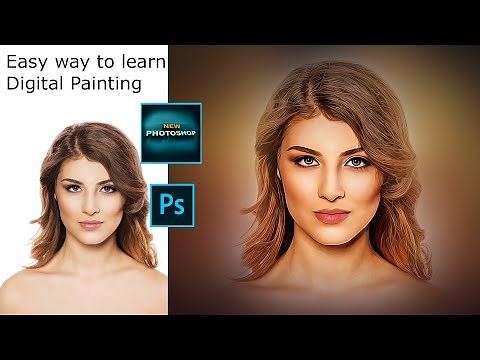 New Photoshop Digital Portrait Painting Photoshop Tutorials for Beginners